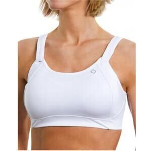 Moving Comfort Sports Bra White Size 34C